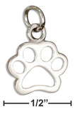 Paw Print  Outline Charm