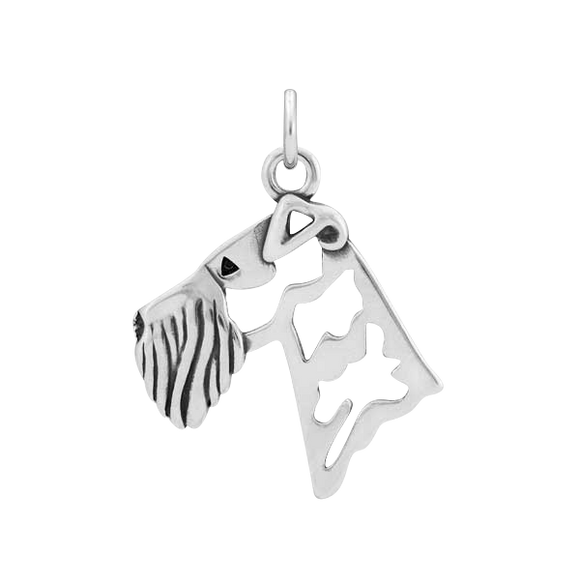 Airedale Terrier Head Pendant